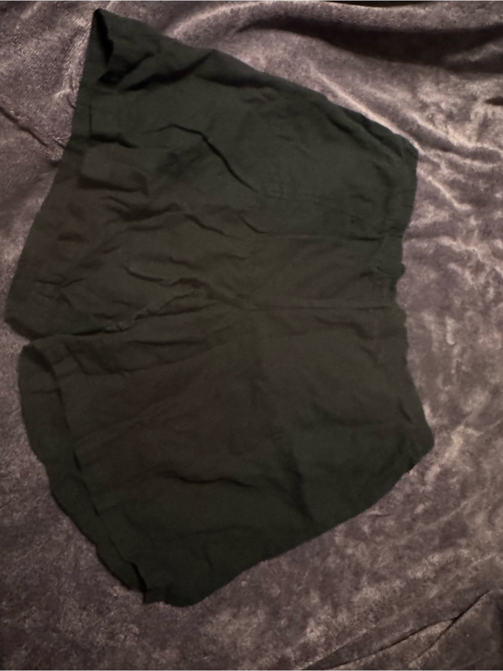 CJ Banks Dark Green Mini Skirt - Casual Flared Style